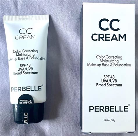 perbelle color correcting moisturizer.